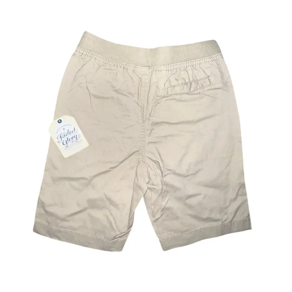 Children's Place Faded Glory Lot of Four Chino Shorts Boys 4/5 4T EUC New